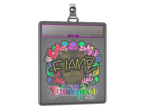 Sticker Slab | FlameZ (Holo) | Budapest 2025