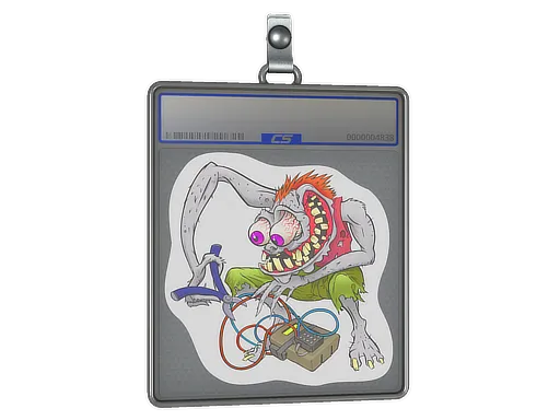 Sticker Slab | White Bombster