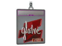 Sticker Slab | gla1ve (Foil) | Atlanta 2017