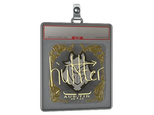 Sticker Slab | huNter- (Gold) | Austin 2025