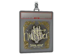 Sticker Slab | huNter- (Gold) | Austin 2025