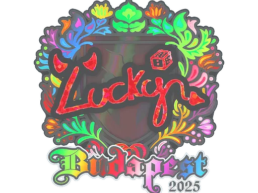 Sticker | Lucky (Holo) | Budapest 2025