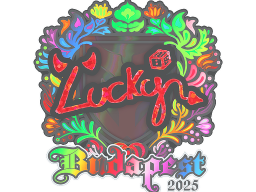 Sticker | Lucky (Holo) | Budapest 2025