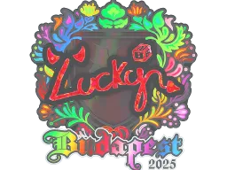 Sticker | Lucky (Holo) | Budapest 2025