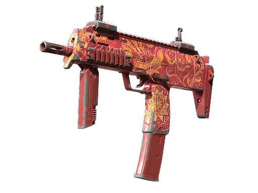 MP7 | Coral Paisley (Well-Worn)