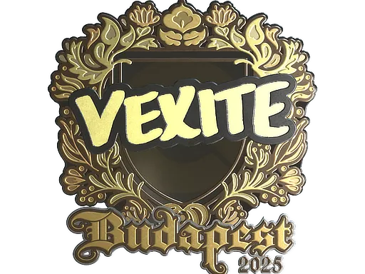 Sticker | vexite (Gold) | Budapest 2025