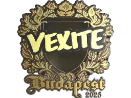 Sticker | vexite (Gold) | Budapest 2025
