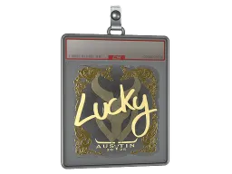 Sticker Slab | Lucky (Gold) | Austin 2025