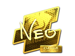 Sticker | NEO (Gold) | Atlanta 2017