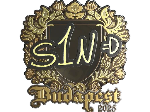 Sticker | s1n (Gold) | Budapest 2025