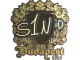 Sticker | s1n (Gold) | Budapest 2025 CS2 skin