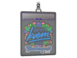 Sticker Slab | Kvem (Embroidered) | Budapest 2025