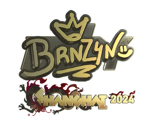 Sticker | brnz4n (Gold) | Shanghai 2024