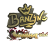 Sticker | brnz4n (Gold) | Shanghai 2024
