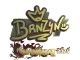 Sticker | brnz4n (Gold) | Shanghai 2024 CS2 skin