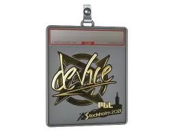 Sticker Slab | device (Gold) | Stockholm 2021