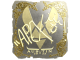 Sticker | apEX (Gold) | Austin 2025