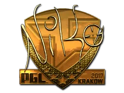 Sticker | NiKo (Gold) | Krakow 2017 CS2 skin