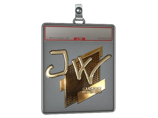 Sticker Slab | JW (Gold) | Boston 2018