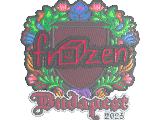 Sticker | frozen (Embroidered) | Budapest 2025