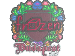 Sticker | frozen (Embroidered) | Budapest 2025