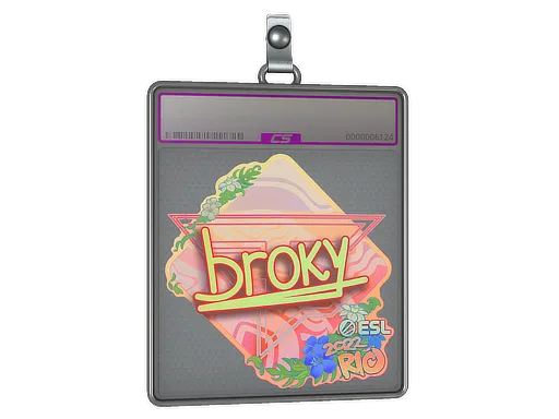 Sticker Slab | broky (Holo) | Rio 2022