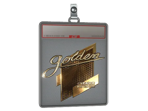 Sticker Slab | Golden (Gold) | Boston 2018