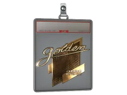 Sticker Slab | Golden (Gold) | Boston 2018