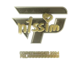 Sticker | n1ssim (Gold) | Copenhagen 2024