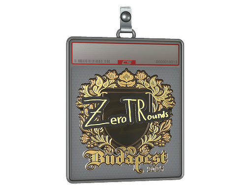 Sticker Slab | ztr (Gold) | Budapest 2025