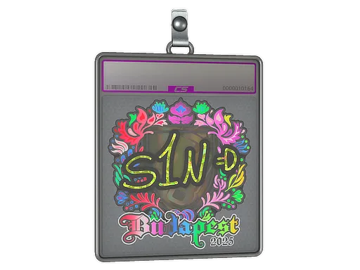 Sticker Slab | s1n (Holo) | Budapest 2025