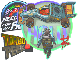 Auto Racing Sticker Collection