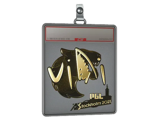 Sticker Slab | VINI (Gold) | Stockholm 2021