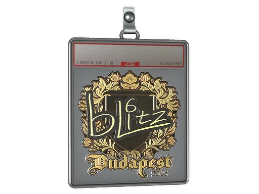 Sticker Slab | bLitz (Gold) | Budapest 2025