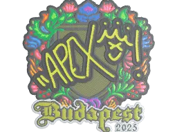 Sticker | apEX (Embroidered) | Budapest 2025