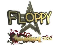 Sticker | floppy (Gold) | Shanghai 2024