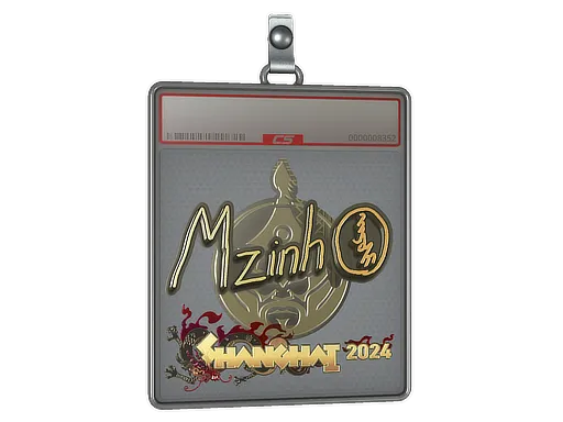 Sticker Slab | mzinho (Gold) | Shanghai 2024
