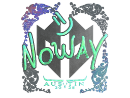 Sticker | noway (Holo) | Austin 2025