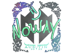 Sticker | noway (Holo) | Austin 2025