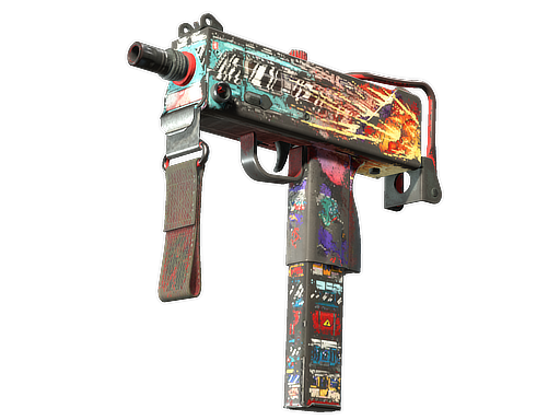 MAC-10 | Derailment (Battle-Scarred)