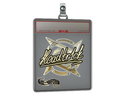 Sticker Slab | headtr1ck (Gold) | Paris 2023