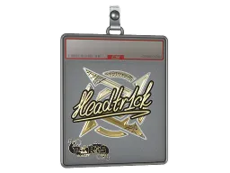 Sticker Slab | headtr1ck (Gold) | Paris 2023