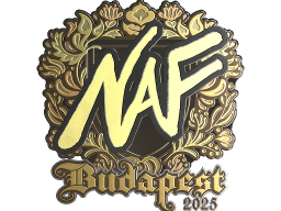 Sticker | NAF (Gold) | Budapest 2025