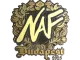 Sticker | NAF (Gold) | Budapest 2025 CS2 skin