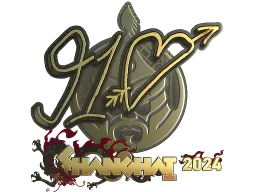 Sticker | 910 (Gold) | Shanghai 2024