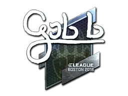 Sticker | gob b (Foil) | Boston 2018