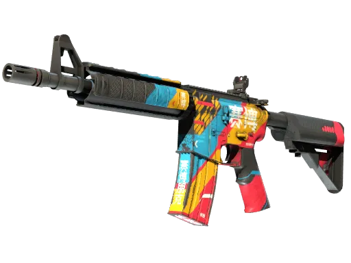 StatTrak™ M4A4 | Cyber Security (Well-Worn)