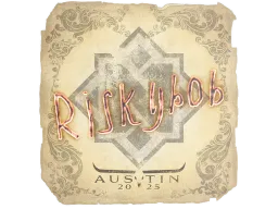 Sticker | riskyb0b | Austin 2025
