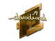 Sticker | devoduvek (Gold) | Boston 2018