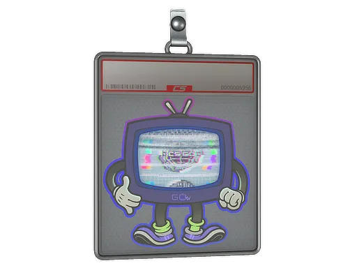 Sticker Slab | Global TV (Lenticular)
